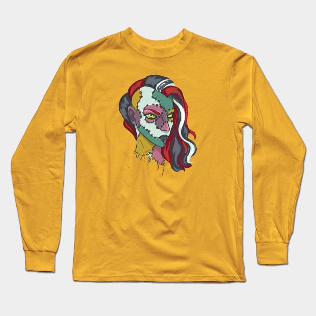 Stitches Long Sleeve T-Shirt by KMogenArt